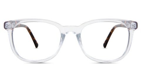 Arbor Eyeglasses in the Lemurian variant - it's an oval-shaped frame with a wide viewing len Collection front