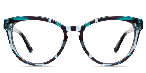 Bristow cat eye Eyeglasses in Nautilus variant - it's oval shape viewing area made with acetate material - it's very light weight to carry Collection front
