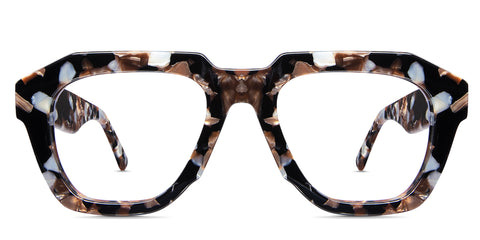 Neso Eyeglasses in Sila variant in tortoiseshell pattern Collection front