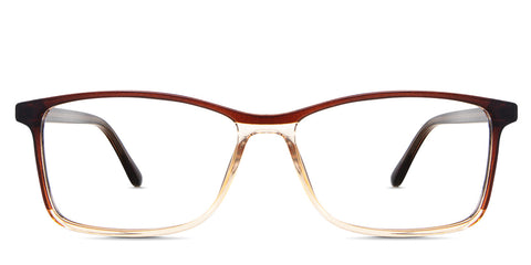 Nick Eyeglasses in the Mongoose variant - it's a rectangular shape frame in color purple fade Collection front