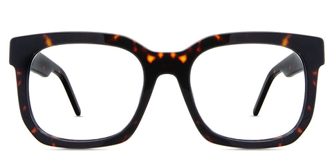 Tatum Eyeglasses in the Tortoise variant - it's a full-rimmed frame in a tortoise color pattern. Collection  front