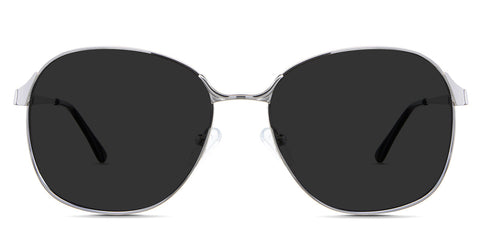 Sara Gray Polarized in the Guinea variant - it's a full-rimmed frame with a narrow-sized nose bridge and a slim temple arm front