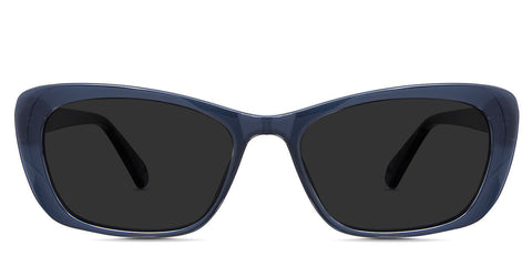 Wynter Gray Polarized in the eryngo variant - is an acetate frame with a U-shaped nose bridge and a broad temple. front collection