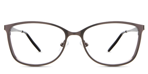 Yvonne Eyeglasses in the Moose variant - are full-rimmed frames in brown  front